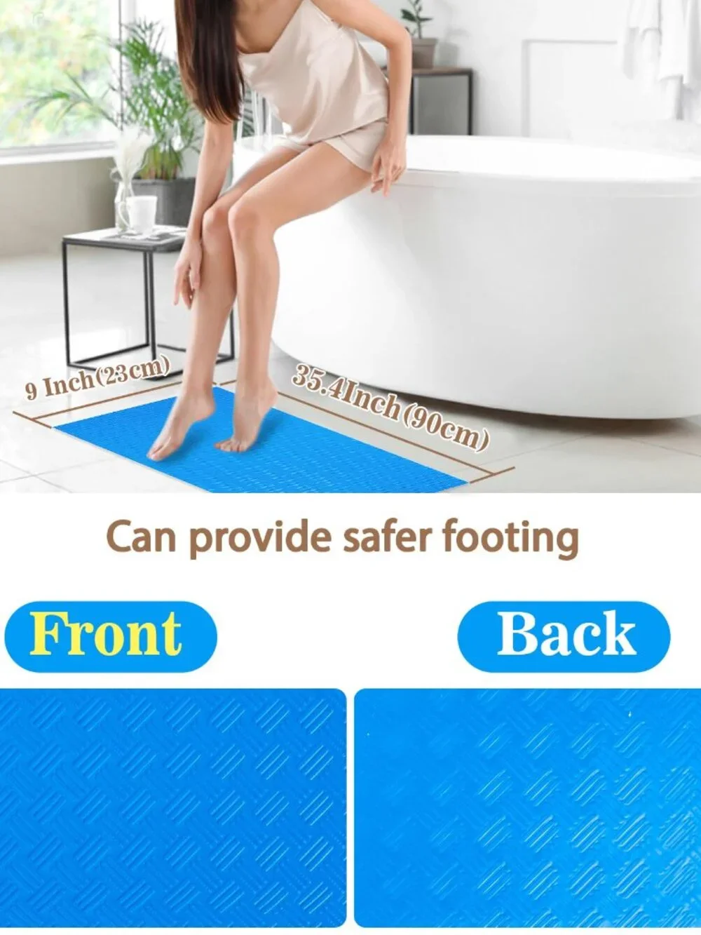 MAQIHAN Swimming Pool Step Mat - Pool Ladder Mat,Swimming Step Pad for Above Gro
